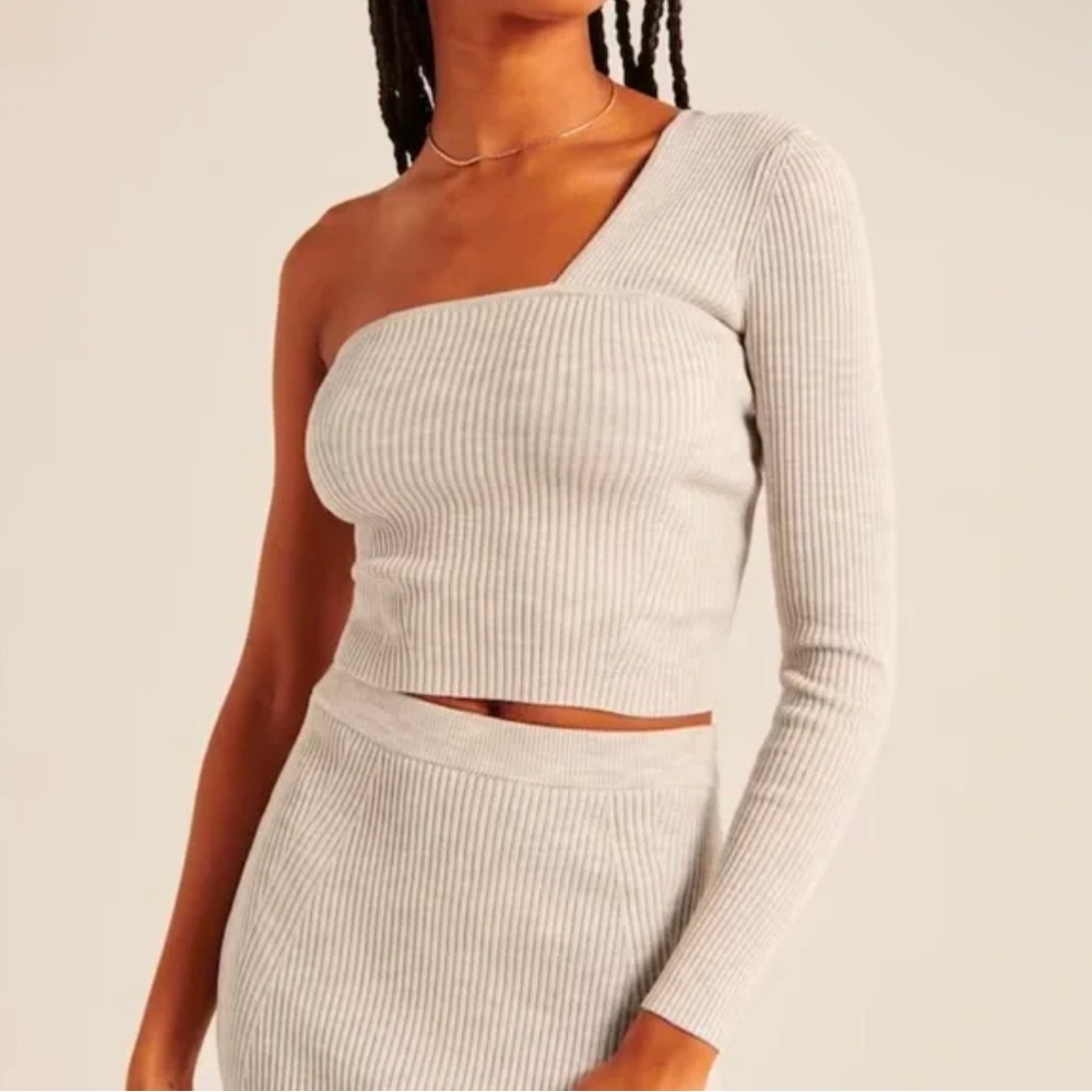 Abercrombie Asymmetrical Knit Top
